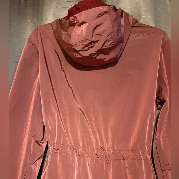 NWT- Chicos Maroon Long lightweight adorable hooded jacket for all seasons❤️ - Picture 7 of 16